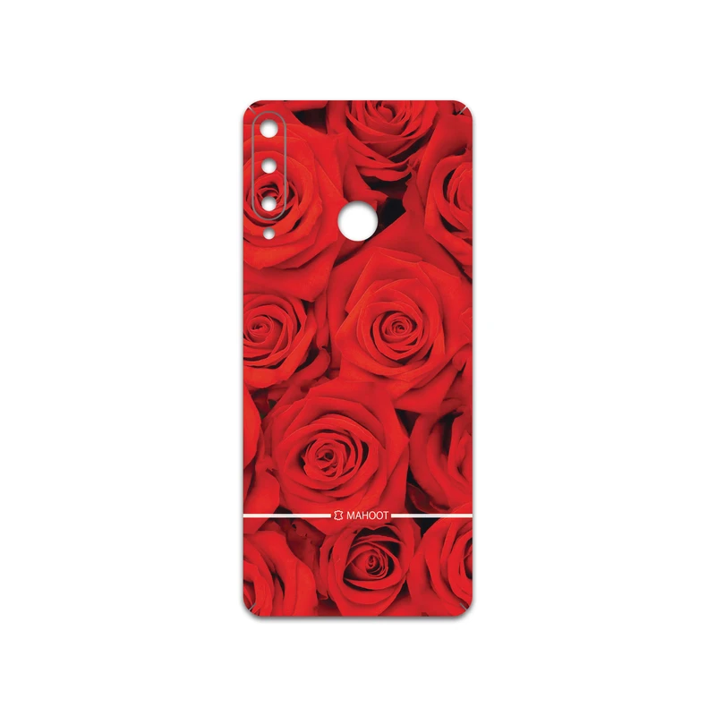 برچسب پوششی ماهوت مدل Red-Flower مناسب برای گوشی موبایل هوآوی Y6p