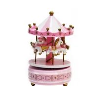 ماکت موزیکال طرح چرخ و فلک صورتی مدل P306.1