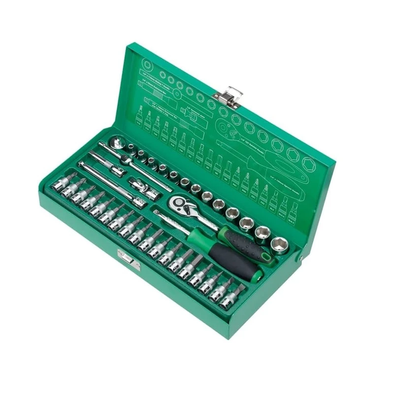 آچار و سری بکس پروسکیت مدل HW-23801M مجموعه 38 عددی