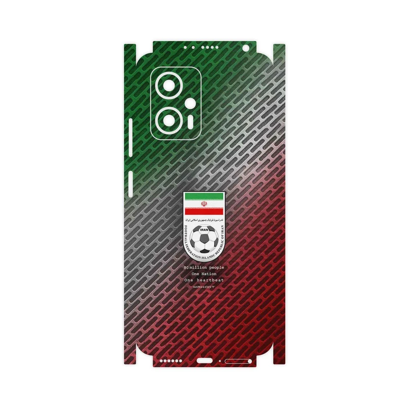 برچسب پوششی ماهوت مدل Iran_National_Football_Team-FullSkin مناسب برای گوشی موبایل شیائومی Poco X4 GT