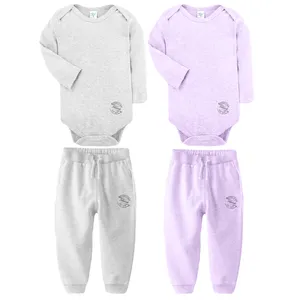 ست بادی و شلوار نوزادی نیل کوک مدل Dual Lilac مجموعه 2 عددی