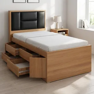 تخت خواب یک نفره مدل 4030 سایز 120×200 سانتی متر 