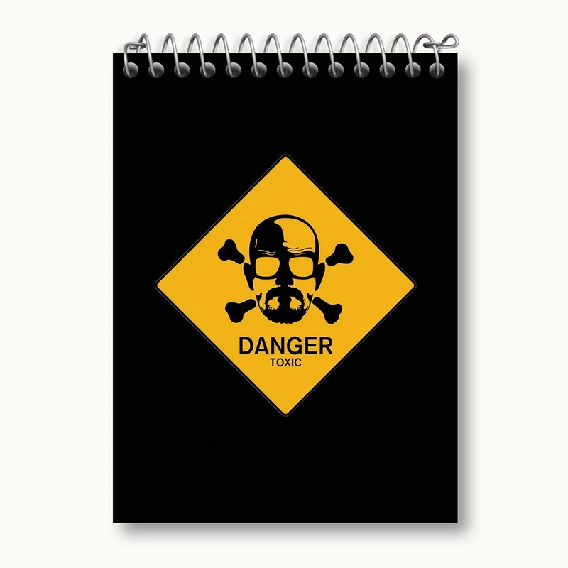 دفتر یادداشت 50 برگ خندالو مدل سریال بریکینگ بد Breaking Bad کد 13283