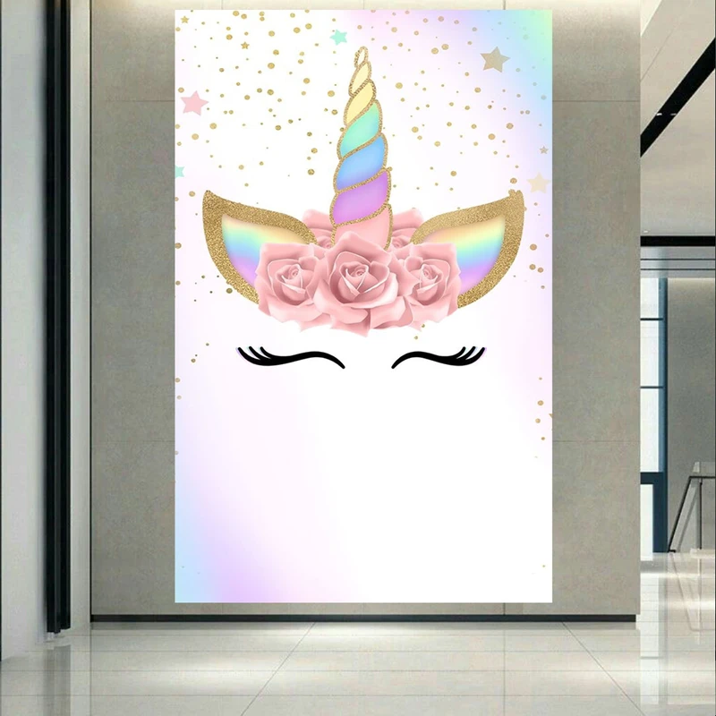 تابلو بوم طرح تک شاخ مدل Unicorn کد AR2627