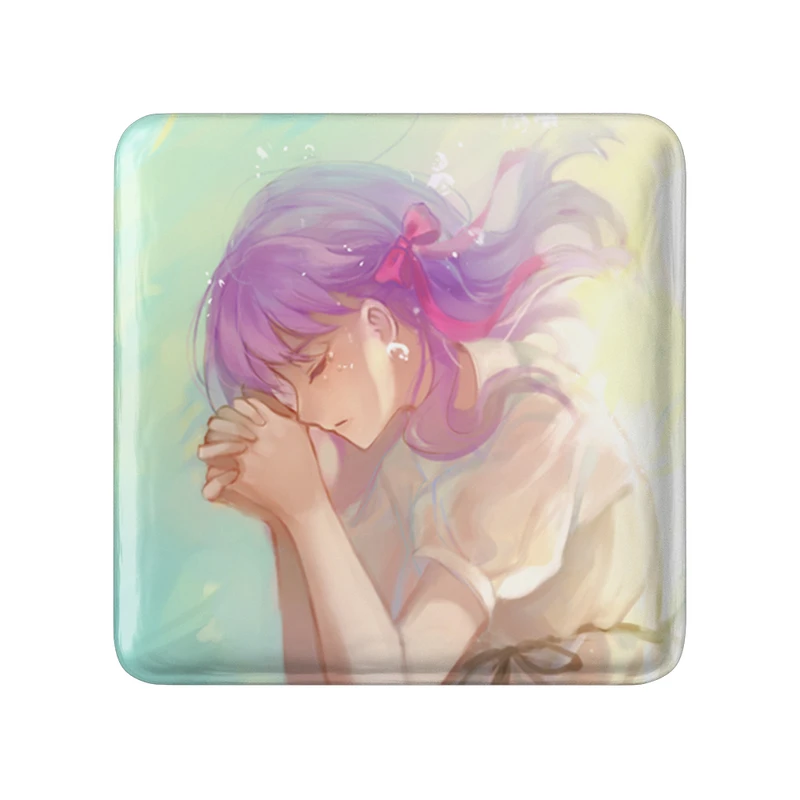 مگنت خندالو طرح ساکورا انیمه فیت استی نایت Fate Stay Night مدل مربعی کد 22781