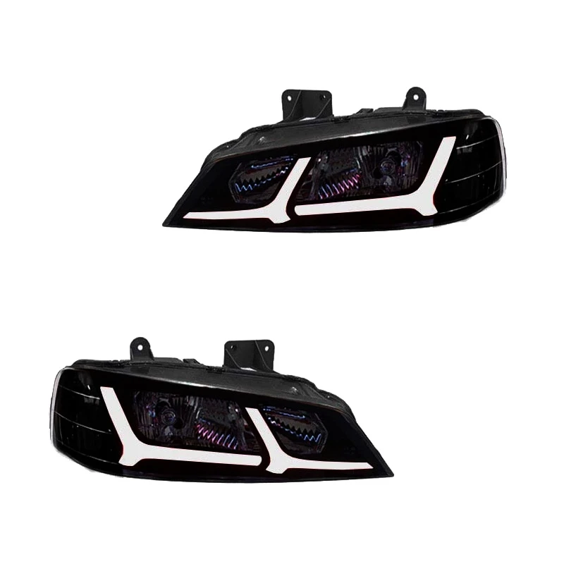 چراغ جلو خودرو گروه پژوهش صنعت مدرن مدل C200-W مناسب برای پژو پارس بسته دو عددی