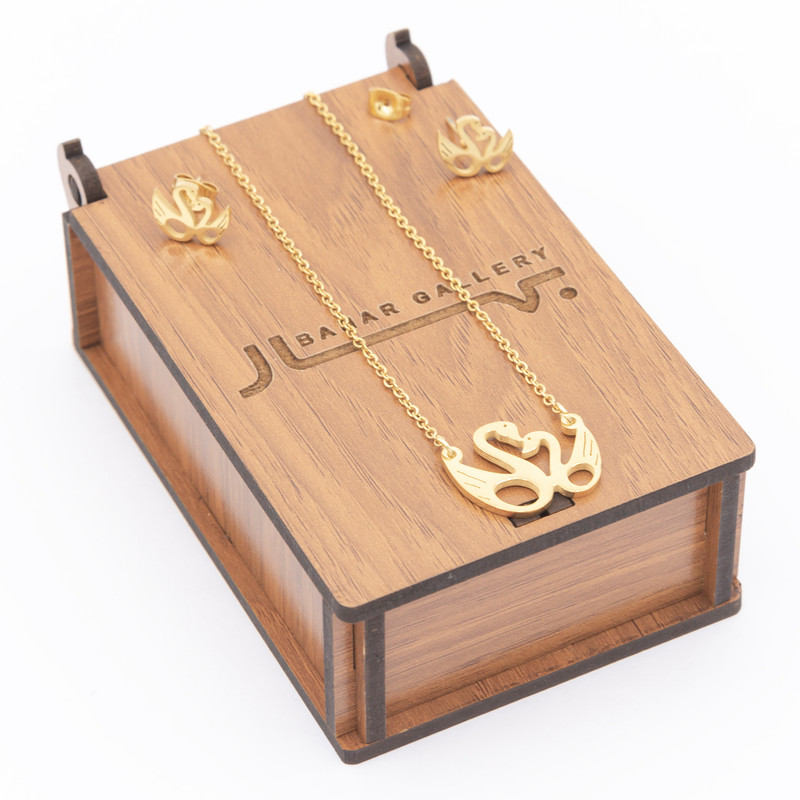 نیم ست زنانه بهار گالری مدل قو کد 209064