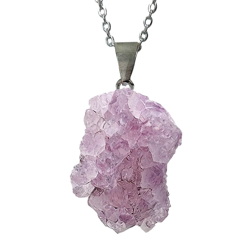 گردنبند دخترانه طرح آمیتیست کد 11-185