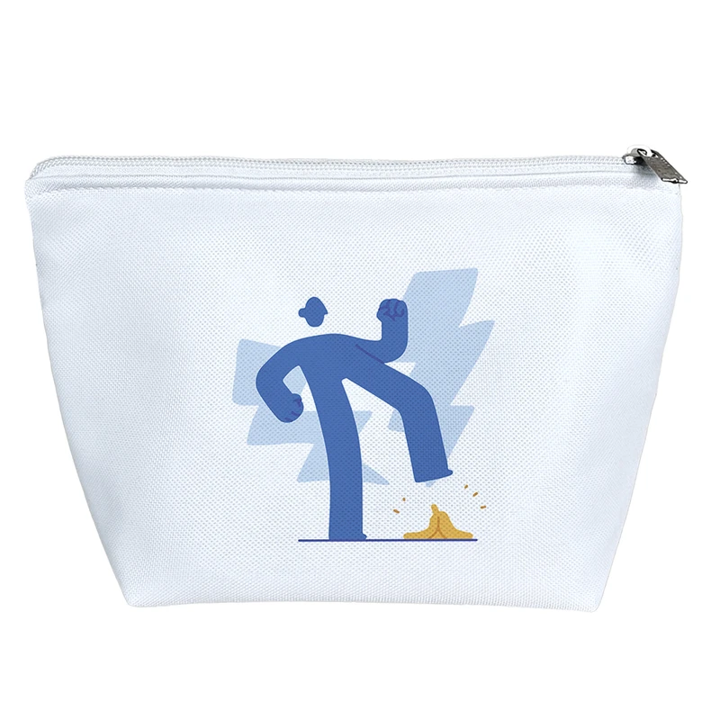 کیف لوازم آرایش دخترانه خندالو مدل لیز خوردن روی موز کد 9190