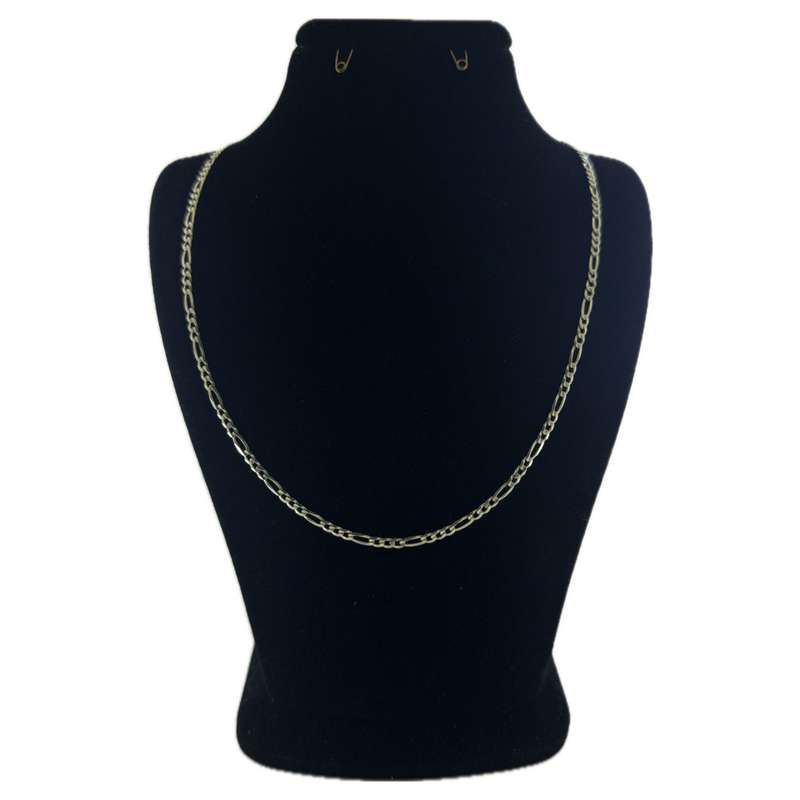 زنجیر نقره مردانه مدل فیگارو کد 13.24 زنجیر نقره مردانه مدل فیگارو کد 13.24