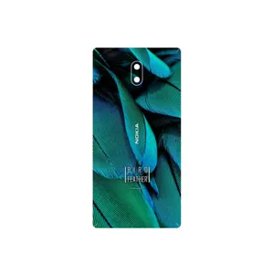 MAHOOT Green Feather Cover Sticker for Nokia 3