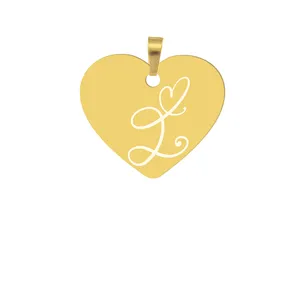 آویز گردنبند هایکا طرح قل و حرف لاتین Q مدل ha196