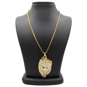 گردنبند مردانه رزالیا مدل شیر کد NM-SSC-31