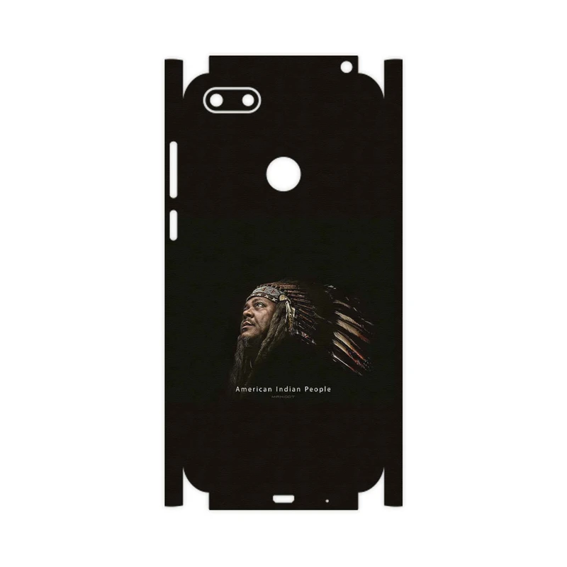 برچسب پوششی ماهوت مدل Portrait of an Indian Man-FullSkin مناسب برای گوشی موبایل موتورولا Moto E6 Play