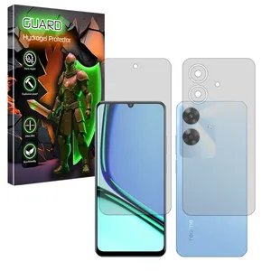 Guard Tough model matte screen protector suitable for Realme Note 60 mobile phone along with the back protector