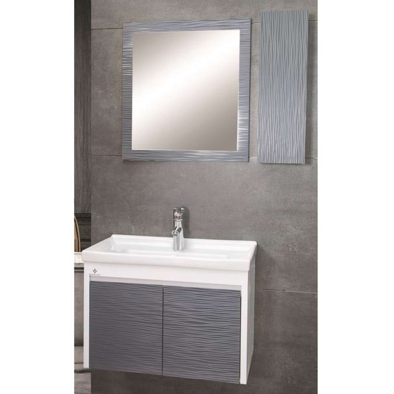 ست کابینت و روشویی بومرنگ مدل روژینا به همراه آینه وباکس
