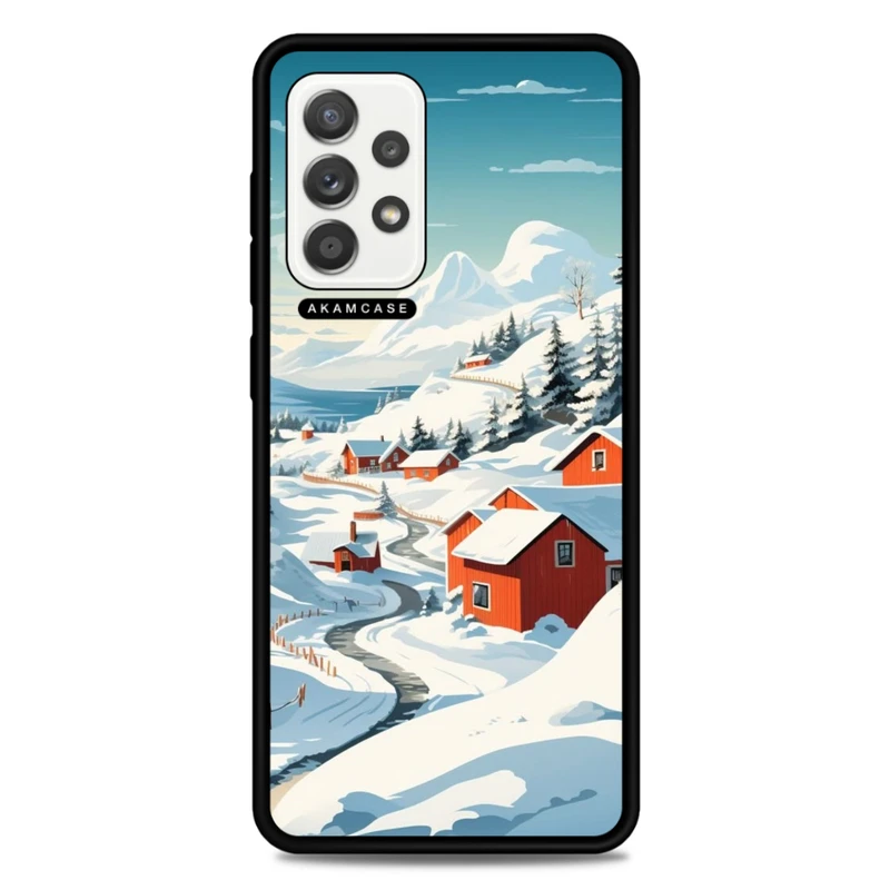 کاور آکام مدل AMC-WSGA52-WINTER-17 مناسب برای گوشی موبایل سامسونگ Galaxy A52