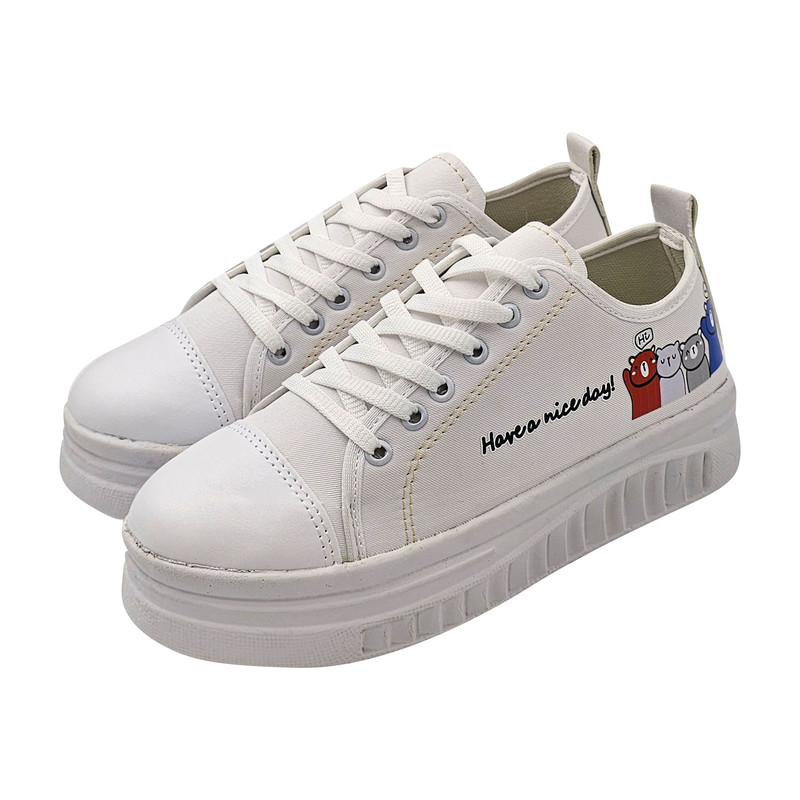 کفش روزمره زنانه سیی مدل خرس کد 2175.1