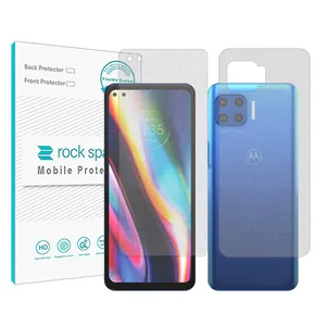 Rock space Resistant model matte screen protector suitable for Motorola Moto G 5G Plus mobile phone along with a back protector