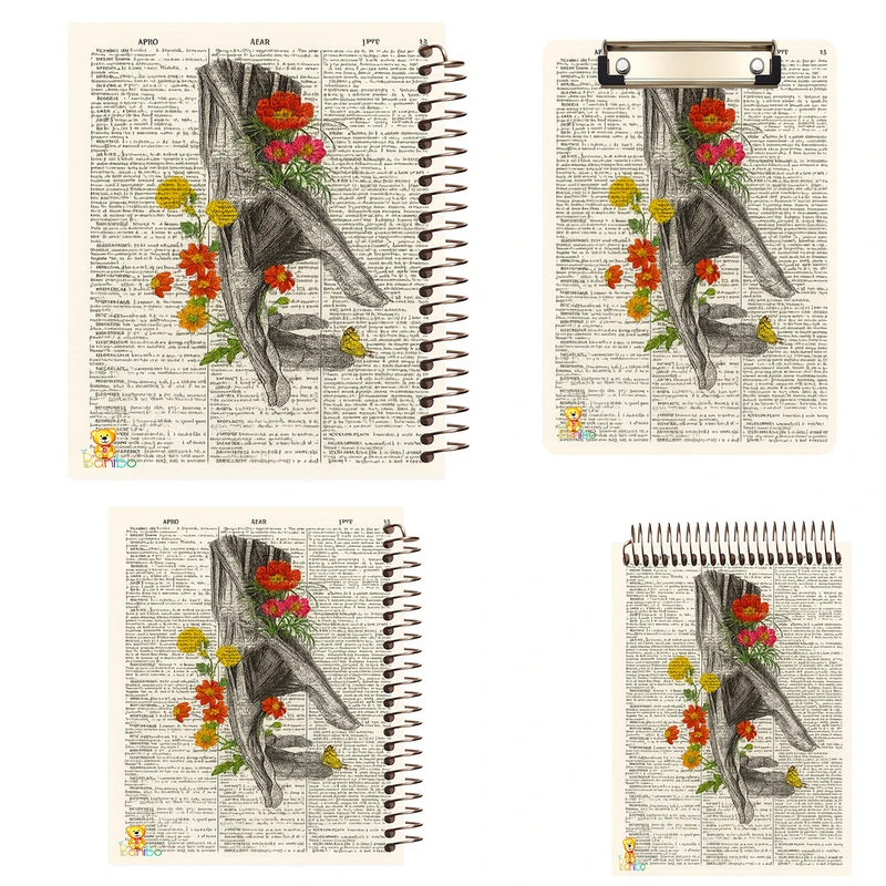 دفتر 100 برگ بانیبو مدل  دست کد 2772 به همراه تخته شاسی بسته 4 عددی