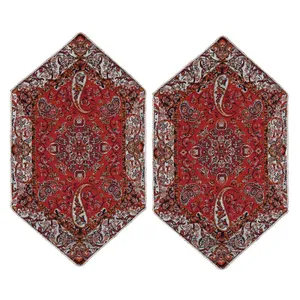 رومیزی ترمه مدل شیوا کد RD22 بسته 2 عددی