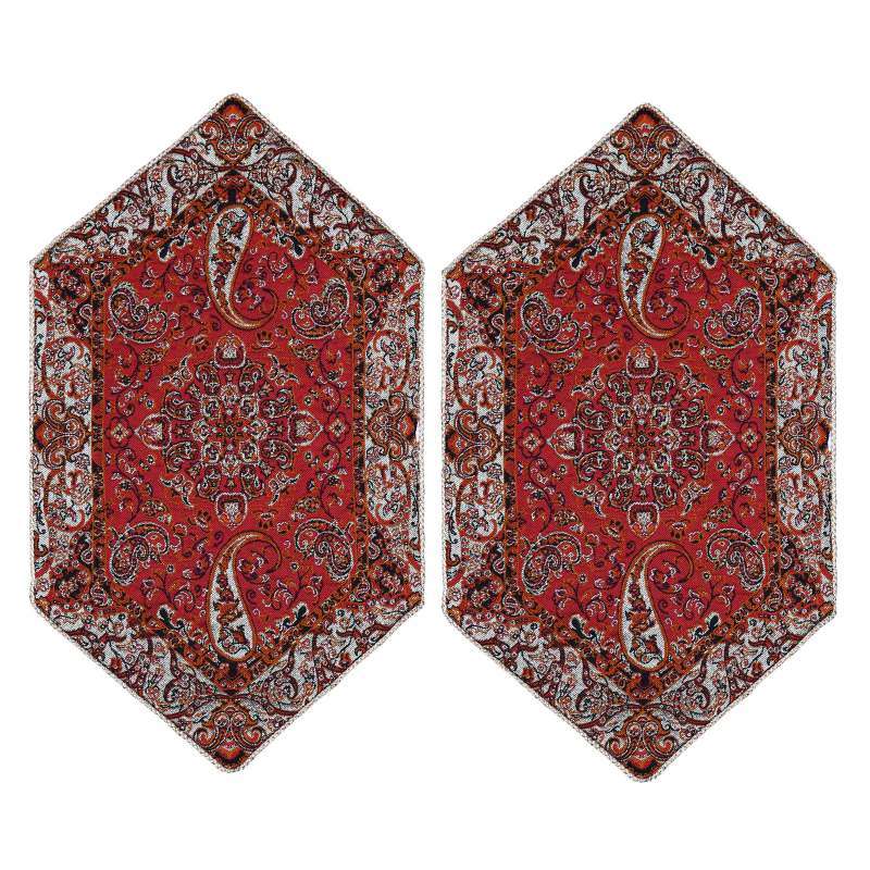 رومیزی ترمه مدل شیوا کد RD22 بسته 2 عددی