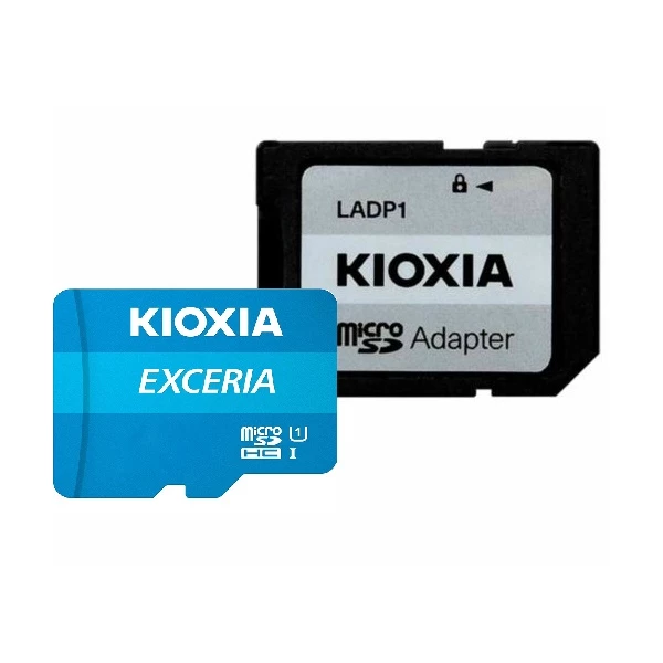 کارت حافظه‌ microSDHC کیوکسیا مدل EXCERIA کلاس 10 استاندارد UHS-I U1 سرعت 100MBps ظرفیت 32 گیگابایت به همراه آداپتور SD عکس شماره 1