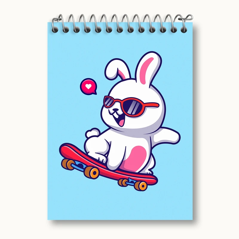 دفتر یادداشت 50 برگ خندالو مدل خرگوش کد 26214