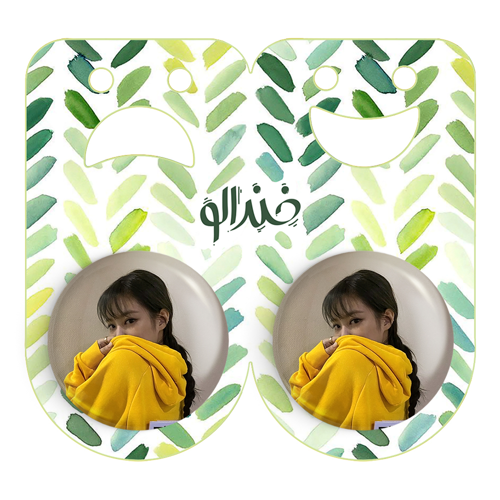 پیکسل خندالو مدل جنی بلک پینک کد 14107 به همراه مگنت