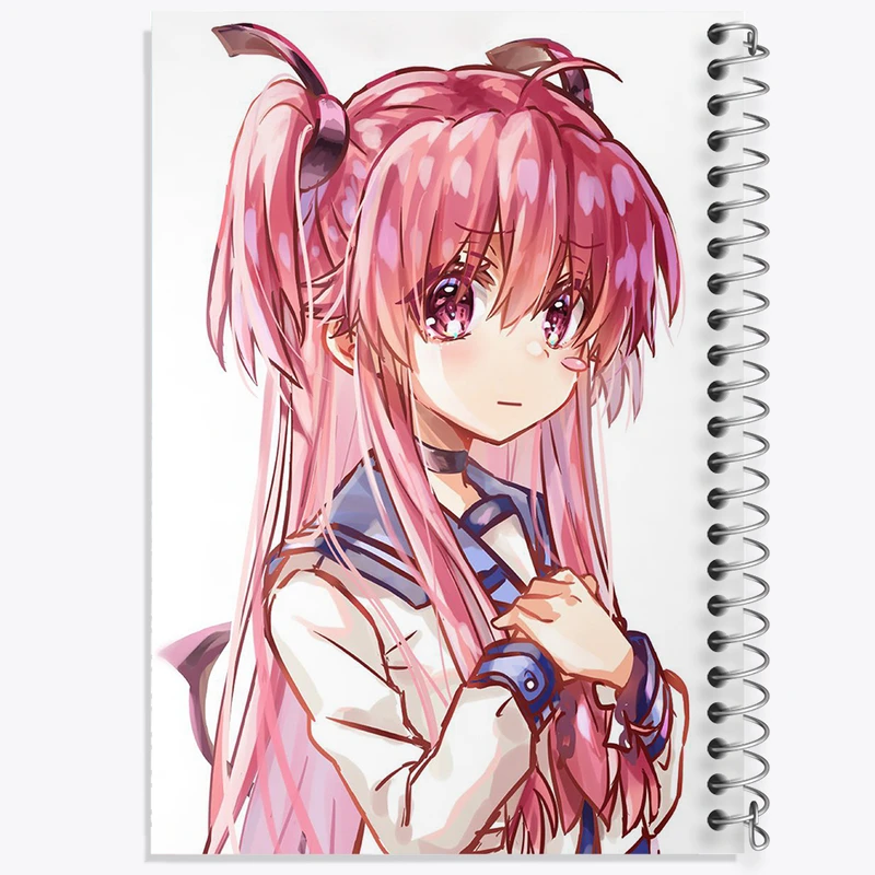 دفتر مشق 50 برگ خندالو طرح یویی انیمه آنجل بیتس کد 31930