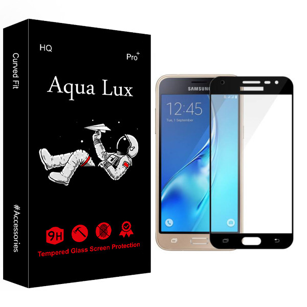 محافظ صفحه نمایش شیشه ای آکوا لاکس مدل +Pro مناسب برای گوشی موبایل سامسونگ galaxy J3 Pro