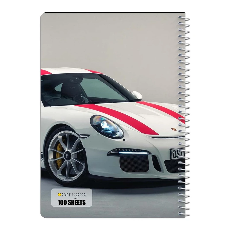 دفتر مشق 100 برگ سیمی کارنیکا طرح پورشه Porsche کد 75167