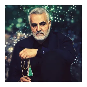 تابلو شاسی مدل R1045 طرح سردار شهید حاج قاسم سلیمانی