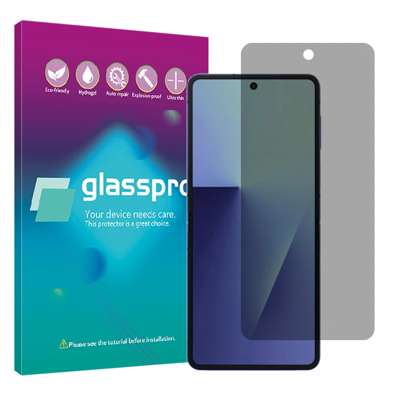 محافظ صفحه نمایش حریم شخصی گلس پرو مدل Resistant مناسب برای گوشی موبایل سامسونگ Galaxy Z Flip7