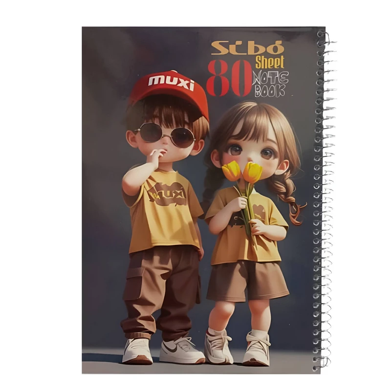دفتر مشق 80 برگ سیبو مدل داداش خوش تیپ کد 105168