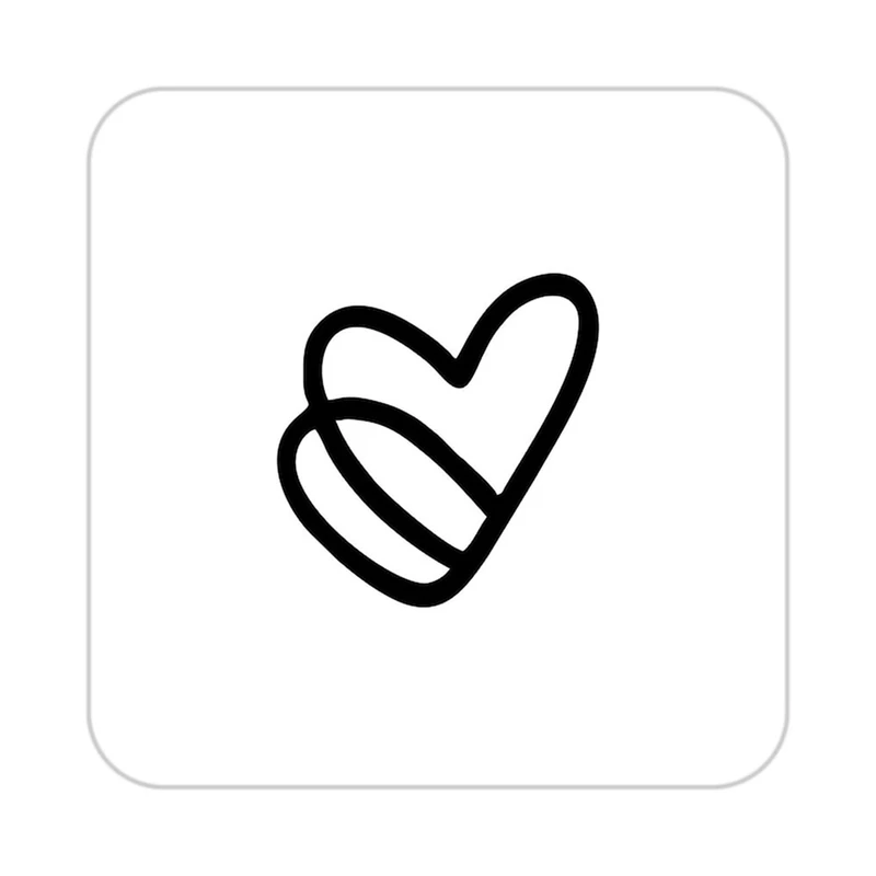 زیر لیوانی کاکتی طرح عاشقانه مدل mp40914