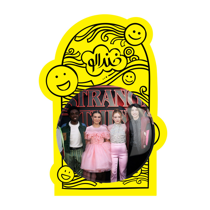 آینه جیبی خندالو طرح سریال استرنجر تینگز Stranger Things مدل تاشو کد 19341 آینه جیبی خندالو طرح سریال استرنجر تینگز Stranger Things مدل تاشو کد 19341