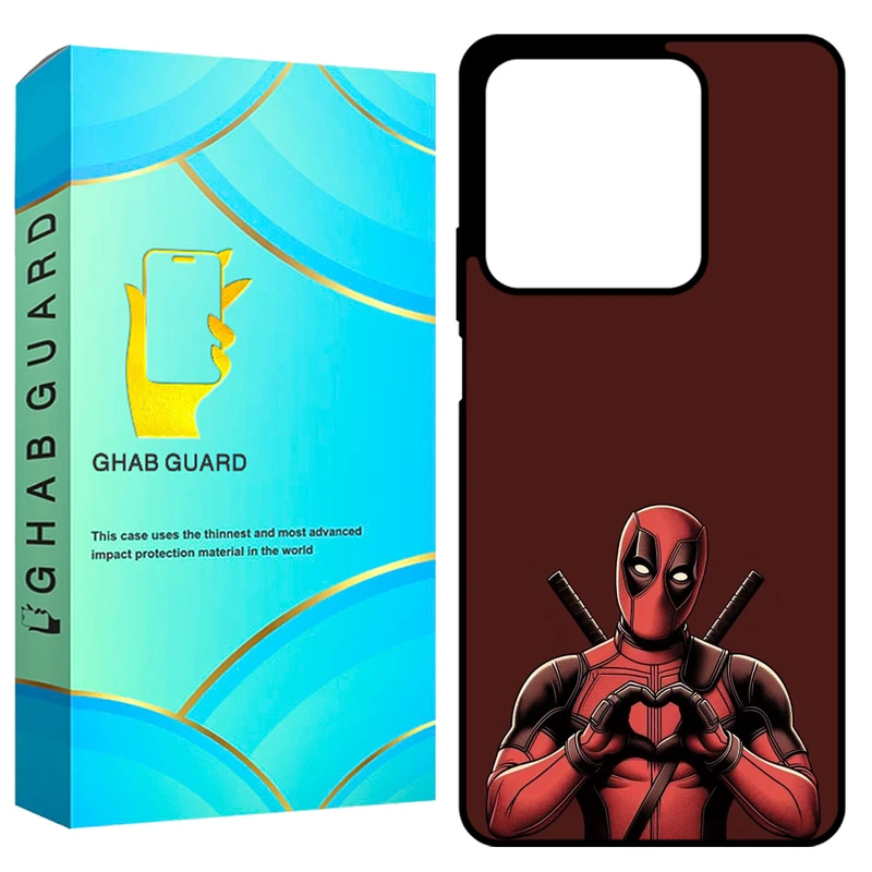 کاور قاب گارد طرح ددپول مدل GCHPN134 مناسب برای گوشی موبایل شیائومی Redmi Note 13 4G