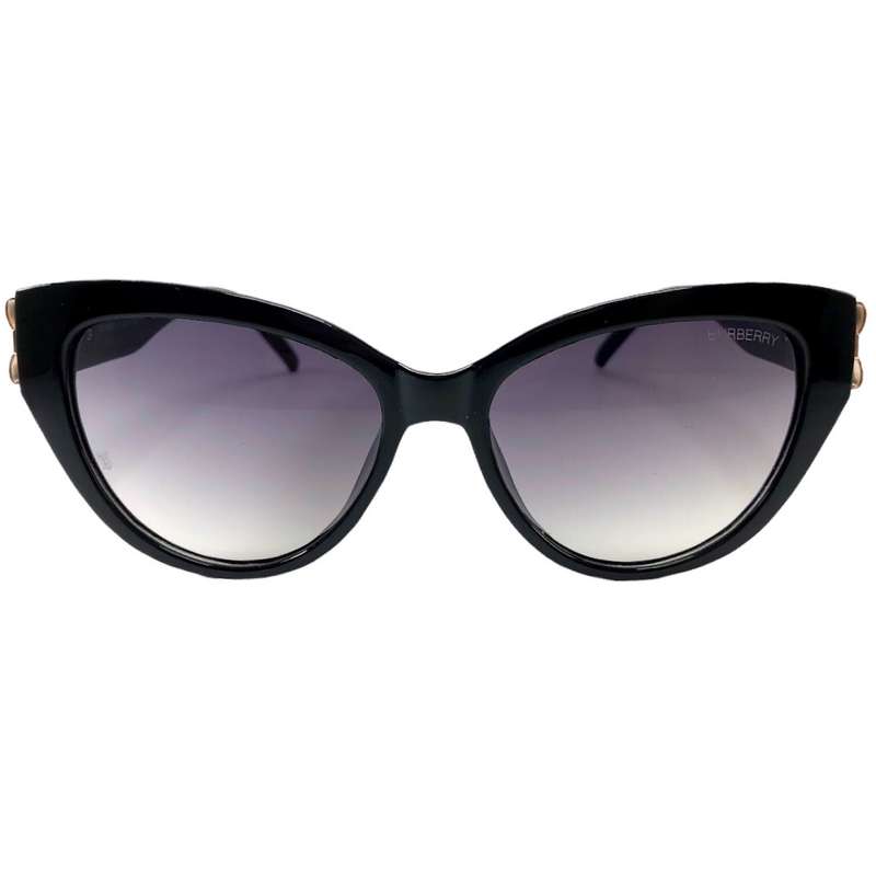 عینک آفتابی زنانه بربری مدل گربه ای کد a018