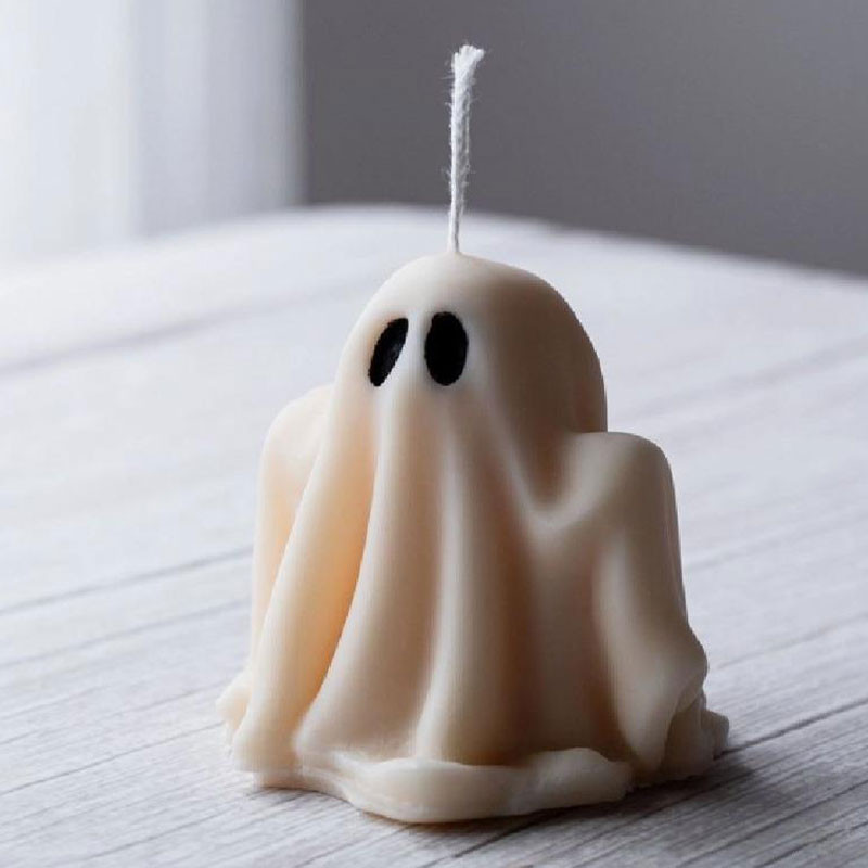 شمع دست ساز بدون بو مدل روح زمان اتمام 4 ساعت