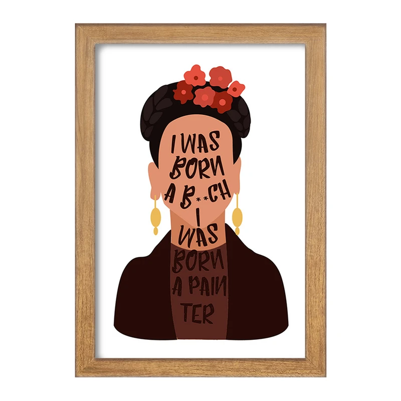 تابلو خندالو مدل فریدا   کد 23374