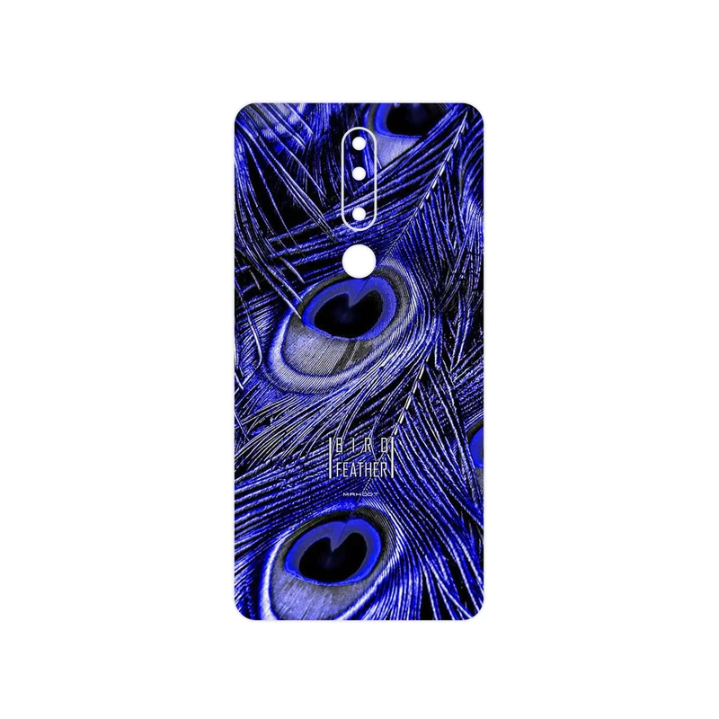 برچسب پوششی ماهوت مدل Purple Feather مناسب برای گوشی موبایل نوکیا 3.1 Plus