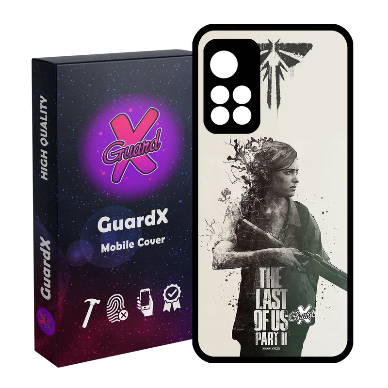 کاور گارد ایکس طرح The Last of Us مدل Glass10199 مناسب برای گوشی موبایل شیائومی Redmi Note 11 Pro Plus 5G