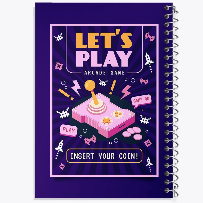 دفتر نت موسیقی 50 برگ خندالو مدل گیمر کد F2345