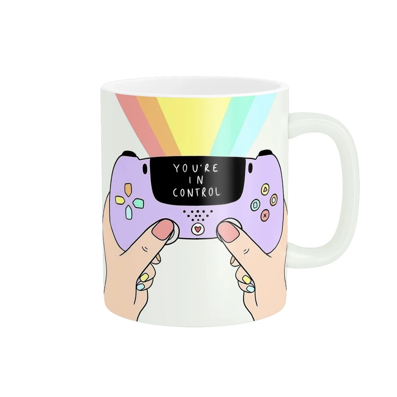 ماگ پادآفرین مدل عشق طرح گیم کد PM223