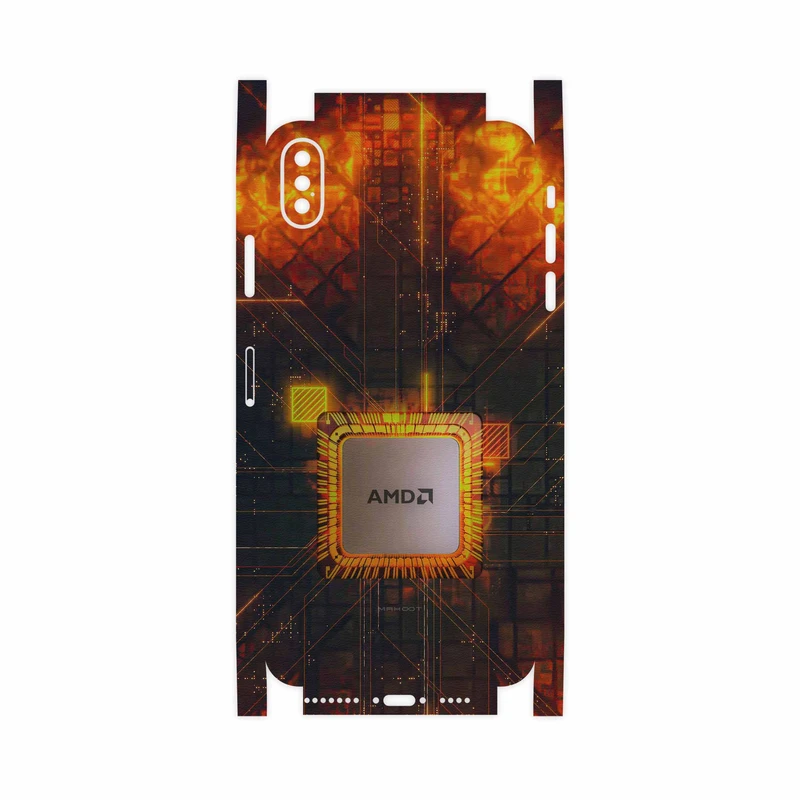 برچسب پوششی ماهوت مدل AMD Brand-FullSkin مناسب برای گوشی موبایل اپل iPhone XS Max