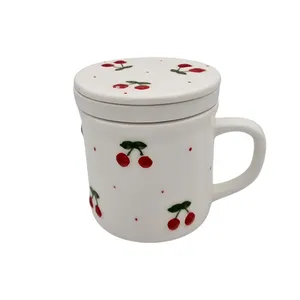 لیوان دمنوش ساز مدل نرگس کد 18185xalb گنجایش 450 میلی لیتر