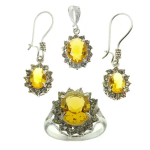 نیم ست نقره زنانه مدل as10778