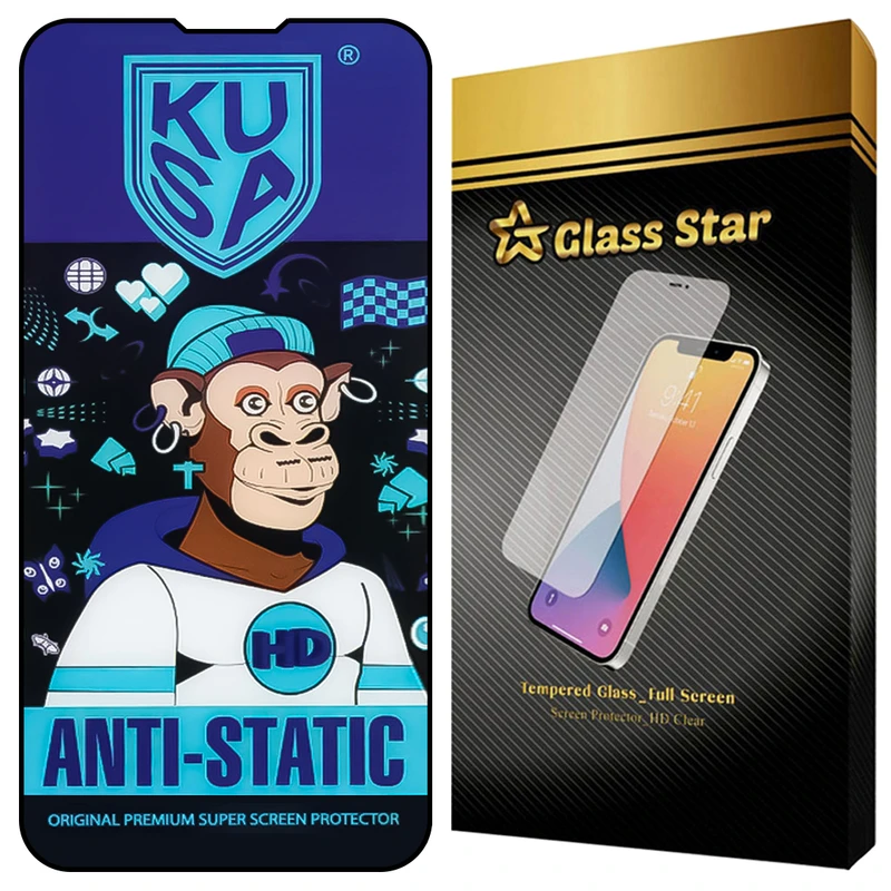 محافظ صفحه نمایش گلس استار مدل KUAG مناسب برای گوشی موبایل اپل iPhone 14 Pro Max