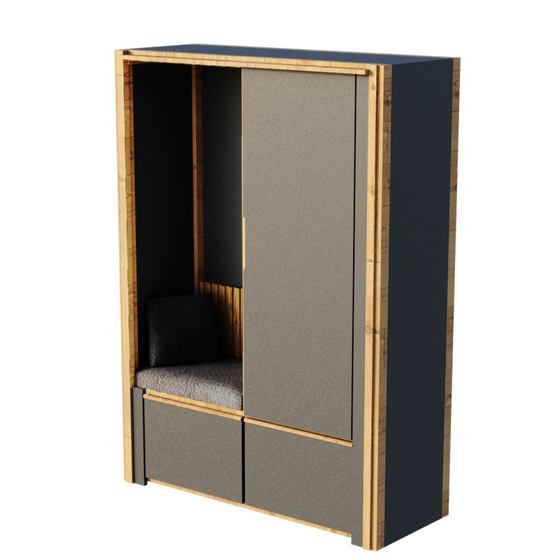 جاکفشی مدل Wooden S1